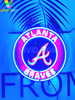 Atlanta Braves HD Vivid Neon Sign Light Lamp