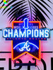 Atlanta Braves World Series Champions HD Vivid Neon Sign Light Lamp