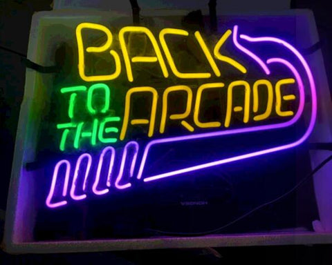 Back to the Arcade Neon Sign Light Lamp