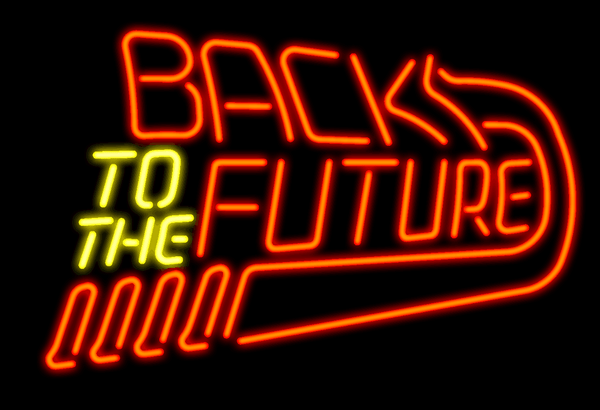 Back To The Future Neon Sign Light Lamp