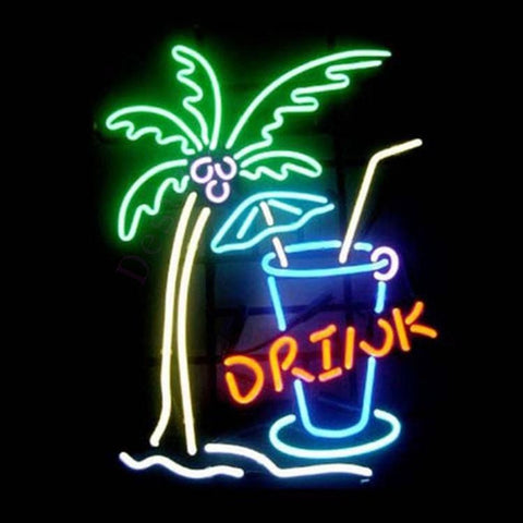 Desung Beach Cocktail Drink (Business - Bar) Neon Sign
