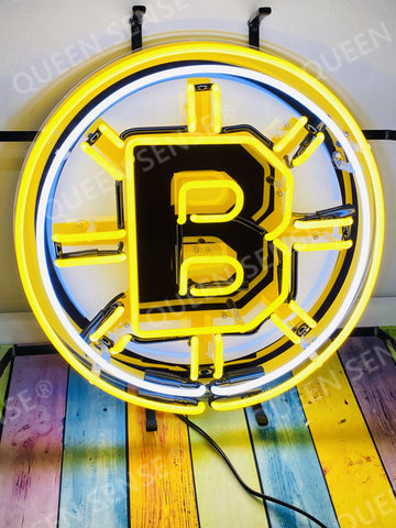 Boston Bruins HD Vivid Neon Sign Lamp Light