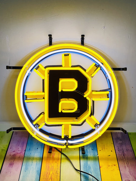 Boston Bruins Vivid Neon Sign Light Lamp