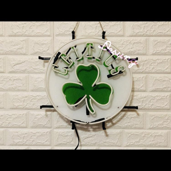 Desung Boston Celtics (Sports - Basketball) vivid neon sign, front view, turned off
