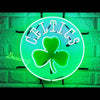 Desung Boston Celtics (Sports - Basketball) vivid neon sign, front view, turned on