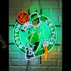 Desung Boston Celtics (Sports - Basketball) vivid neon sign, front view, turned on