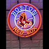 Desung Boston Red Sox (Sports - Baseball) vivid neon sign, front view, turned on