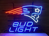 New England Patriots Bud Light Neon Sign Light Lamp