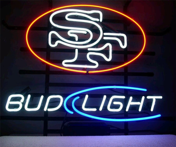 San Francisco 49ers Bud Light Neon Sign Lamp Light