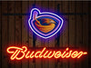 Budweiser Atlanta Thrashers Logo Neon Sign Light Lamp