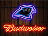 Budweiser Carolina Panthers Logo Neon Sign Light Lamp
