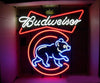 Budweiser Chicago Cubs Beer Logo Neon Sign Light Lamp