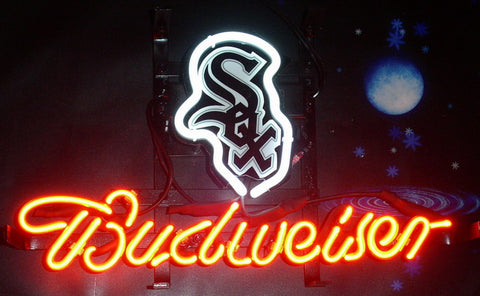 Budweiser Chicago White Sox Neon Sign Light Lamp