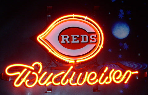 Budweiser Cincinnati Reds Neon Sign Light Lamp