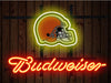 Budweiser Cleveland Browns Logo Neon Sign Light Lamp