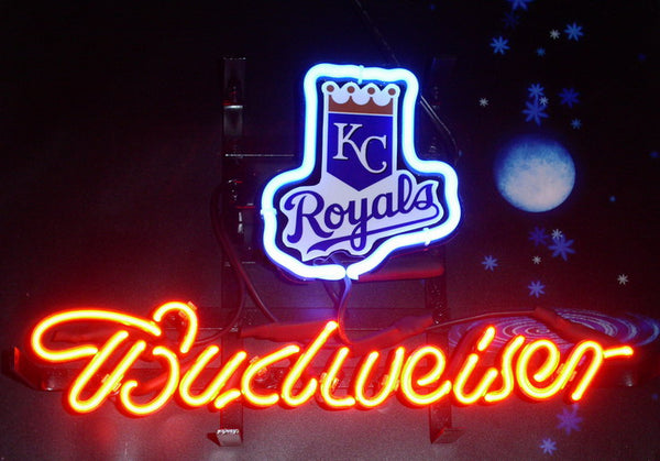 Budweiser Kansas City Royals Neon Sign Light Lamp