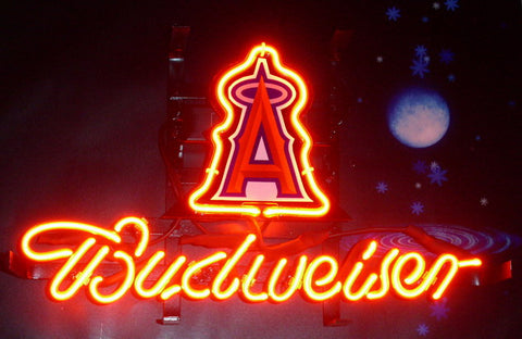 Budweiser Los Angeles Angels Neon Sign Light Lamp