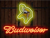 Budweiser Minnesota Vikings Logo Neon Sign Light Lamp