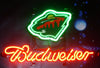 Budweiser Minnesota Wild Neon Sign Light Lamp