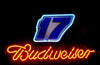 Budweiser Nascar Racing Car #17 Beer Neon Sign Light Lamp