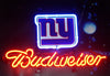 Budweiser New York Giants Neon Sign Light Lamp
