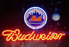 Budweiser New York Mets Neon Sign Light Lamp