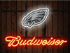 Budweiser Philadelphia Eagles Logo Neon Sign Light Lamp