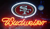 Budweiser San Francisco 49ers Neon Sign Light Lamp