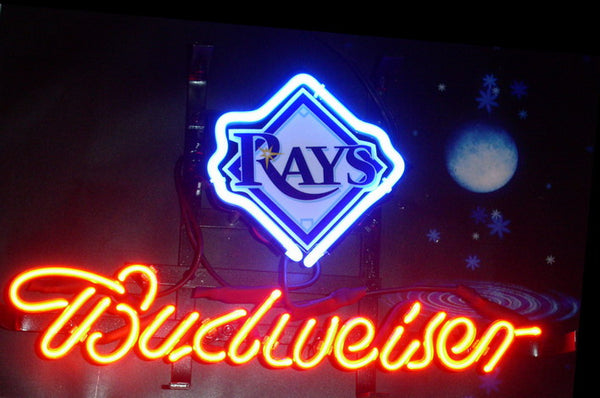 Budweiser Tampa Bay Rays Neon Sign Light Lamp