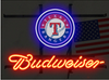 Budweiser Texas Rangers Logo Neon Sign Light Lamp