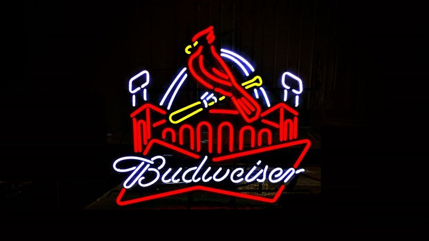 St. Louis Cardinals Baseball Display Shop Neon Light Sign [St
