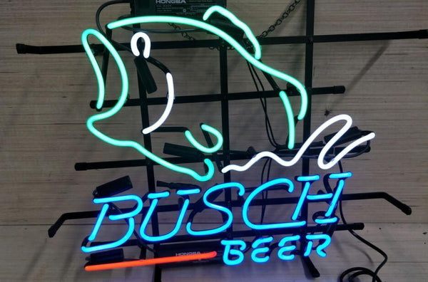 Busch Beer Bass Fish Neon Sign Light Lamp