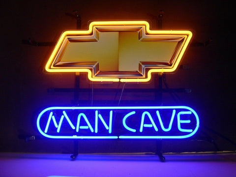 Chevrolet Chevy Man Cave Neon Sign Light Lamp