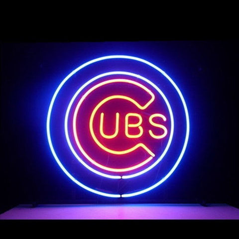 Chicago Cubs Logo Neon Sign Light Lamp