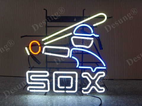 Chicago White Sox 1980S Neon Sign Light Lamp