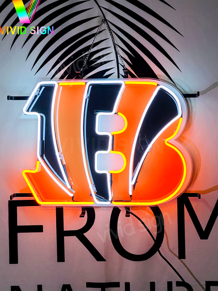 Cincinnati Bengals Football HD Vivid Neon Sign Lamp Light