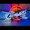 Desung Cleveland Cavaliers (Sports - Baseball) vivid neon sign, front view, turned on