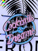 Cocktails & Dreams HD Vivid Neon Sign Lamp Light