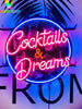 Cocktails And Dreams HD Vivid Neon Sign Lamp Light