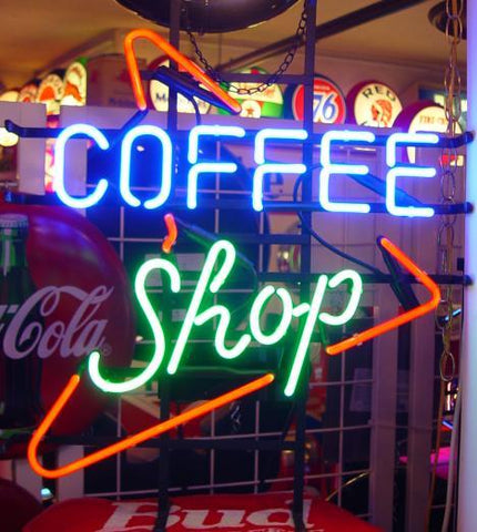 Coffee Shop Open Neon Sign Light Lamp