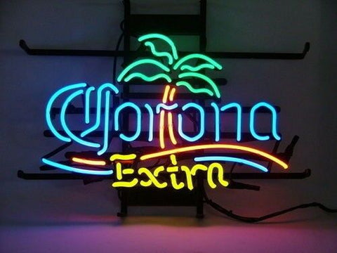 Corona Extra Palm Tree Neon Sign Light Lamp
