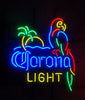 Corona Light Parrot Palm Tree Bar Neon Sign Lamp Light