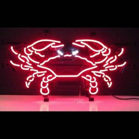 Crab Seafood Lobster Neon Sign Light Lamp
