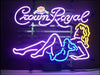 Crown Royal Girl Neon Sign Light Lamp
