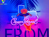 Crown Royal Texas Lone Star HD Vivid Neon Sign Light Lamp
