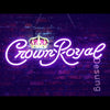 Desung Crown Royal (Alcohol - Whisky) vivid neon sign, front view, turned on