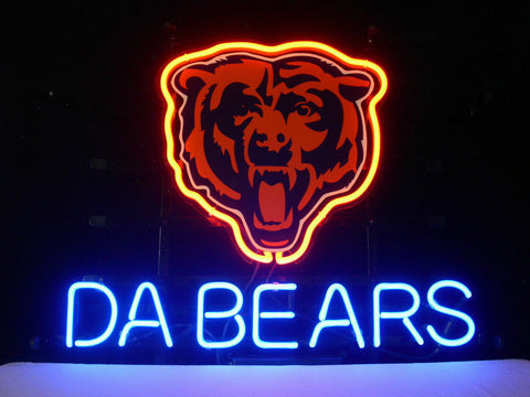 Da Bears Chicago Bears Neon Sign Light Lamp