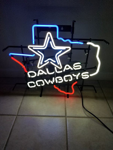Dallas Cowboys Texas Neon Sign Light Lamp