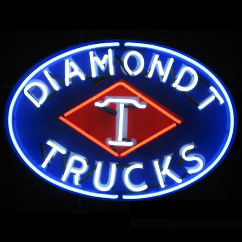 Diamond T Trucks Light Neon Sign Lamp with HD Vivid Printing