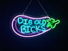 Dig Old Bicks Acrylic Neon Sign Light Lamp